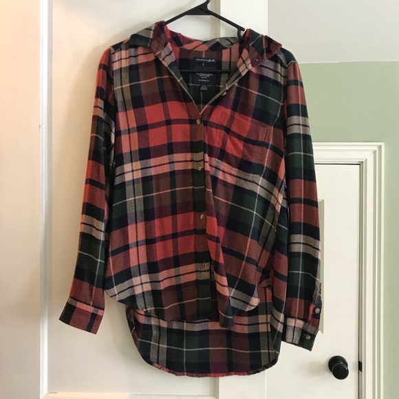 American Eagle Outfitters Tops - American Eagle Flannel Button Up